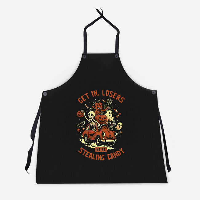 Get In Losers We Are Stealing Candy-Unisex-Kitchen-Apron-eduely