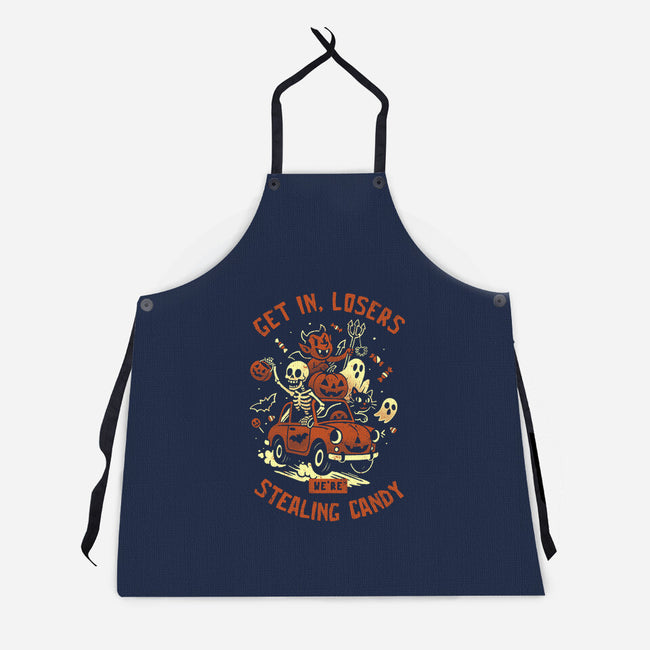 Get In Losers We Are Stealing Candy-Unisex-Kitchen-Apron-eduely