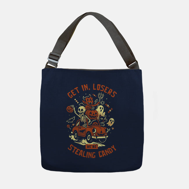 Get In Losers We Are Stealing Candy-None-Adjustable Tote-Bag-eduely