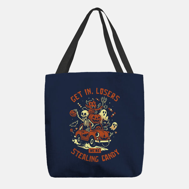 Get In Losers We Are Stealing Candy-None-Basic Tote-Bag-eduely