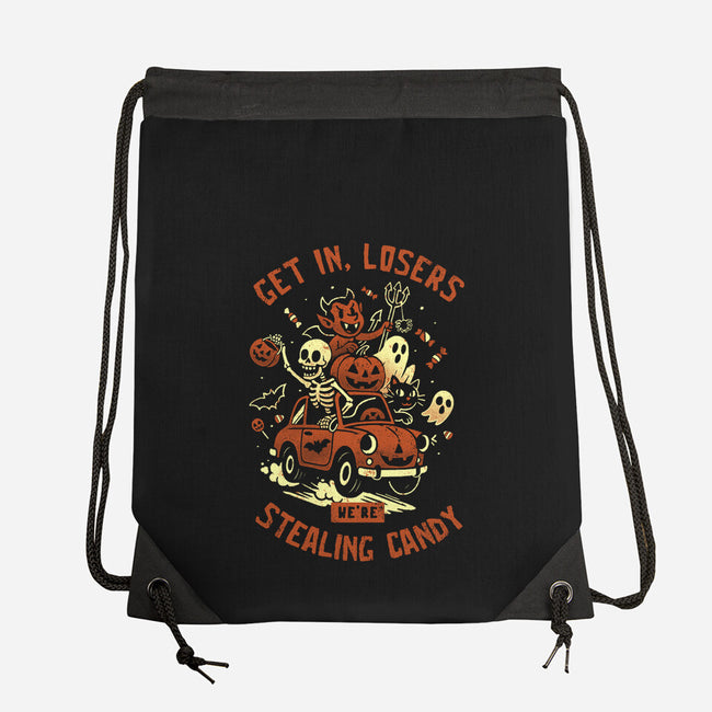 Get In Losers We Are Stealing Candy-None-Drawstring-Bag-eduely