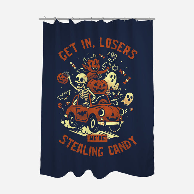 Get In Losers We Are Stealing Candy-None-Polyester-Shower Curtain-eduely