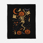 Spooky Gallop-None-Fleece-Blanket-eduely