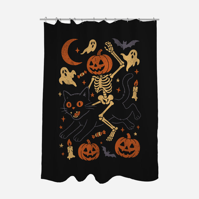 Spooky Gallop-None-Polyester-Shower Curtain-eduely