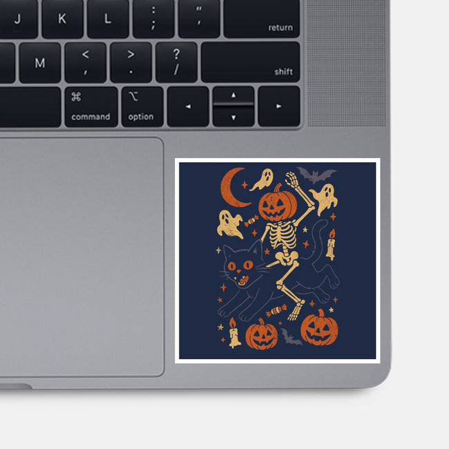 Spooky Gallop-None-Glossy-Sticker-eduely