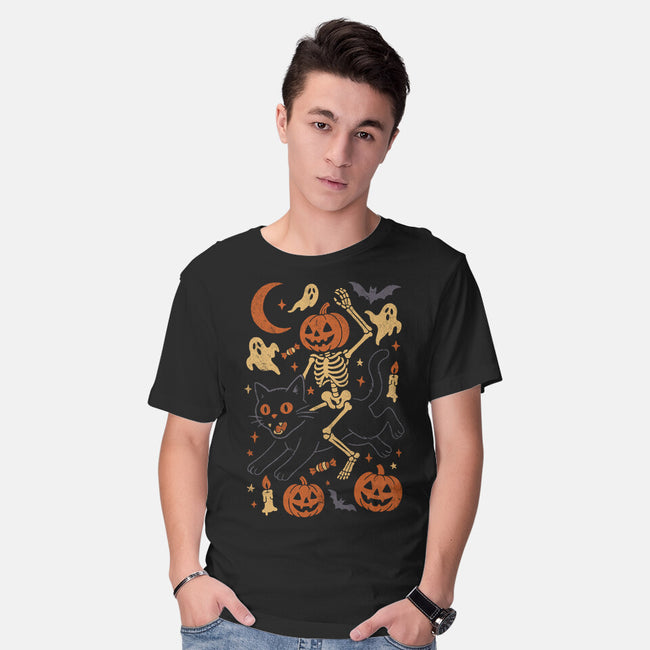 Spooky Gallop-Mens-Basic-Tee-eduely