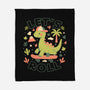 Lets Roll Dino-None-Fleece-Blanket-eduely
