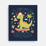Lets Roll Dino-None-Stretched-Canvas-eduely