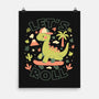 Lets Roll Dino-None-Matte-Poster-eduely