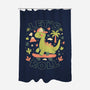 Lets Roll Dino-None-Polyester-Shower Curtain-eduely