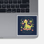 Lets Roll Dino-None-Glossy-Sticker-eduely