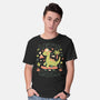 Lets Roll Dino-Mens-Basic-Tee-eduely
