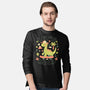 Lets Roll Dino-Mens-Long Sleeved-Tee-eduely