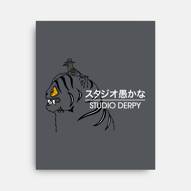 Studio Derpy-None-Stretched-Canvas-rocketman_art