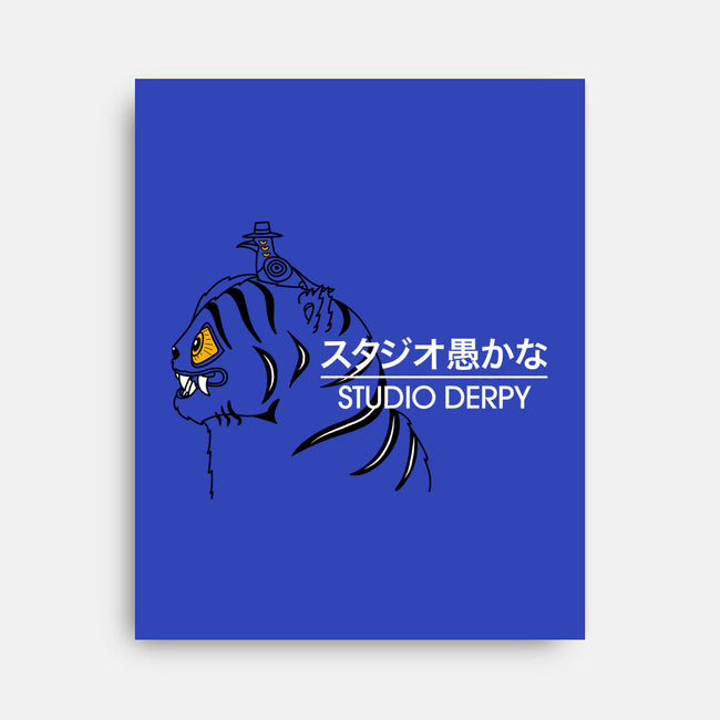 Studio Derpy-None-Stretched-Canvas-rocketman_art