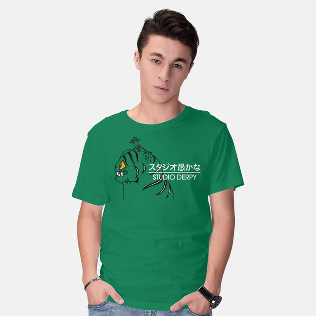Studio Derpy-Mens-Basic-Tee-rocketman_art