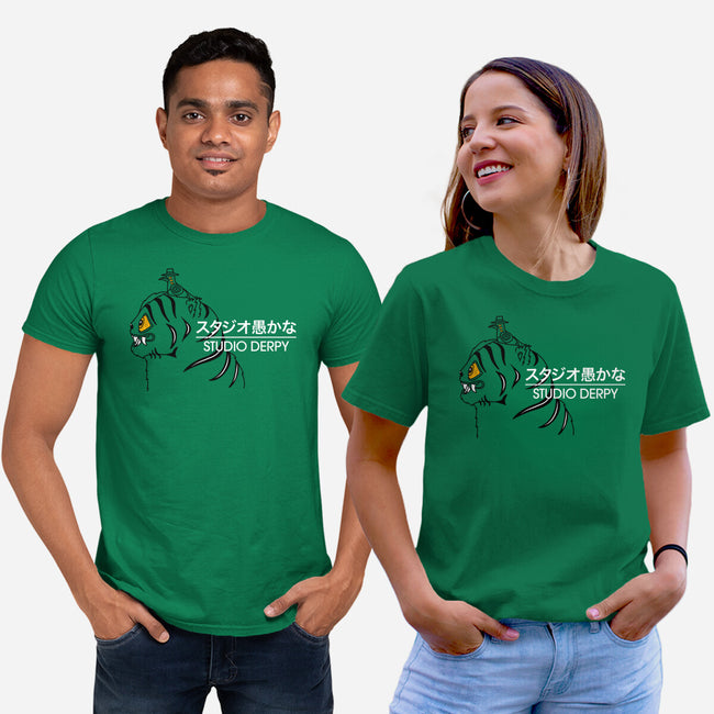 Studio Derpy-Unisex-Basic-Tee-rocketman_art