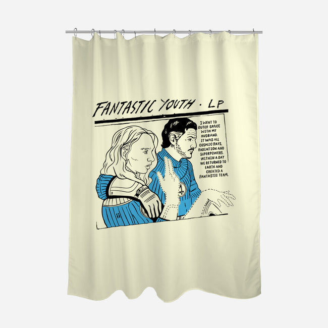 Fantastic Youth-None-Polyester-Shower Curtain-demonigote