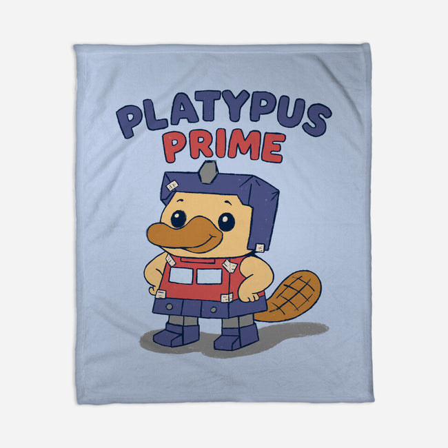 Platypus Prime-None-Fleece-Blanket-Loobs