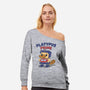 Platypus Prime-Womens-Off Shoulder-Sweatshirt-Loobs