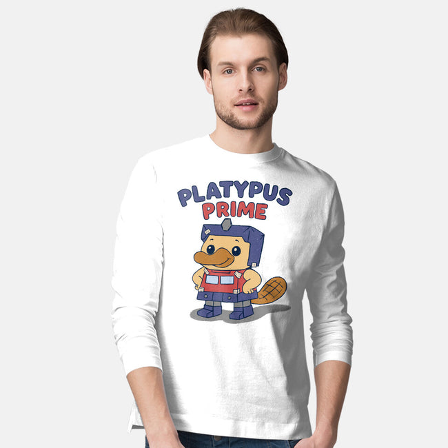 Platypus Prime-Mens-Long Sleeved-Tee-Loobs