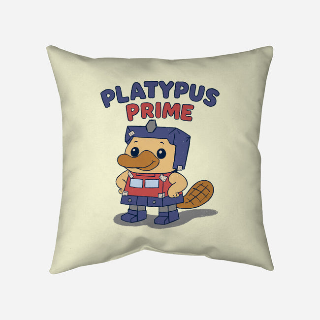 Platypus Prime-None-Removable Cover w Insert-Throw Pillow-Loobs
