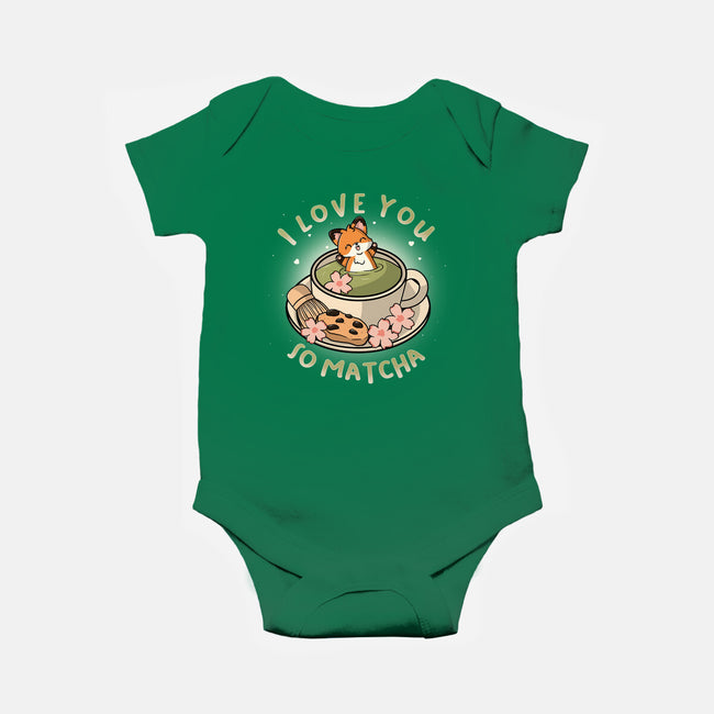 I Love You So Matcha-Baby-Basic-Onesie-Freecheese