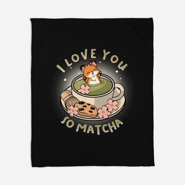I Love You So Matcha-None-Fleece-Blanket-Freecheese