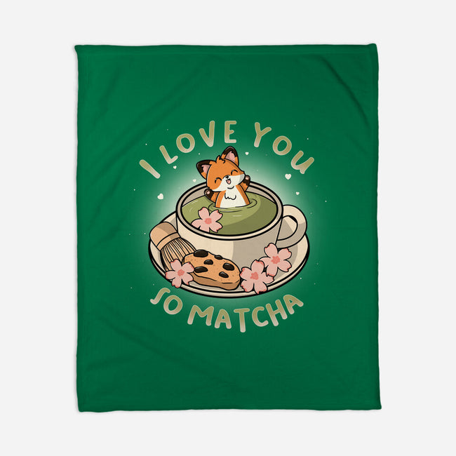 I Love You So Matcha-None-Fleece-Blanket-Freecheese