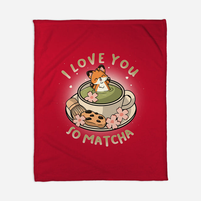 I Love You So Matcha-None-Fleece-Blanket-Freecheese