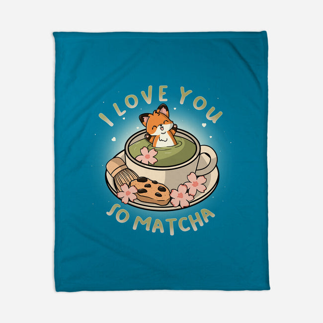 I Love You So Matcha-None-Fleece-Blanket-Freecheese