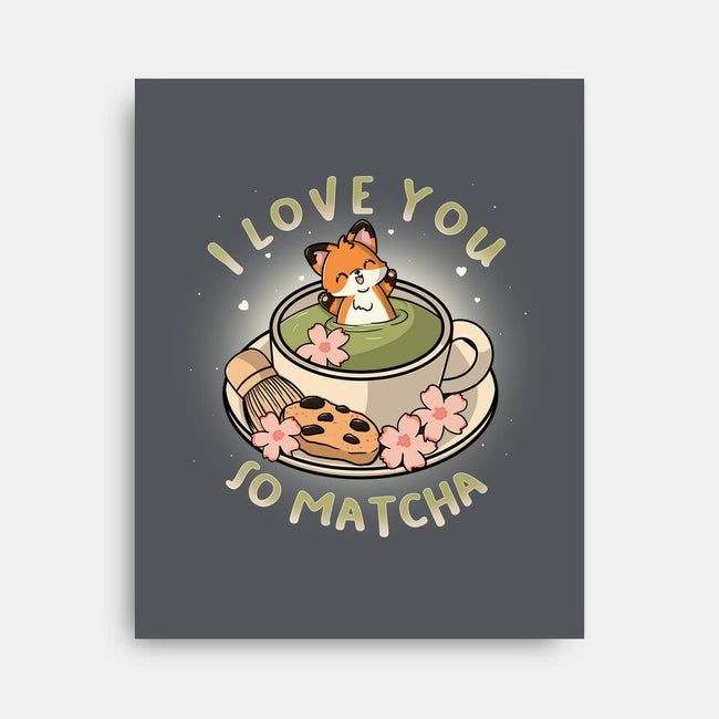 I Love You So Matcha-None-Stretched-Canvas-Freecheese