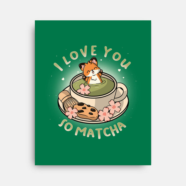 I Love You So Matcha-None-Stretched-Canvas-Freecheese