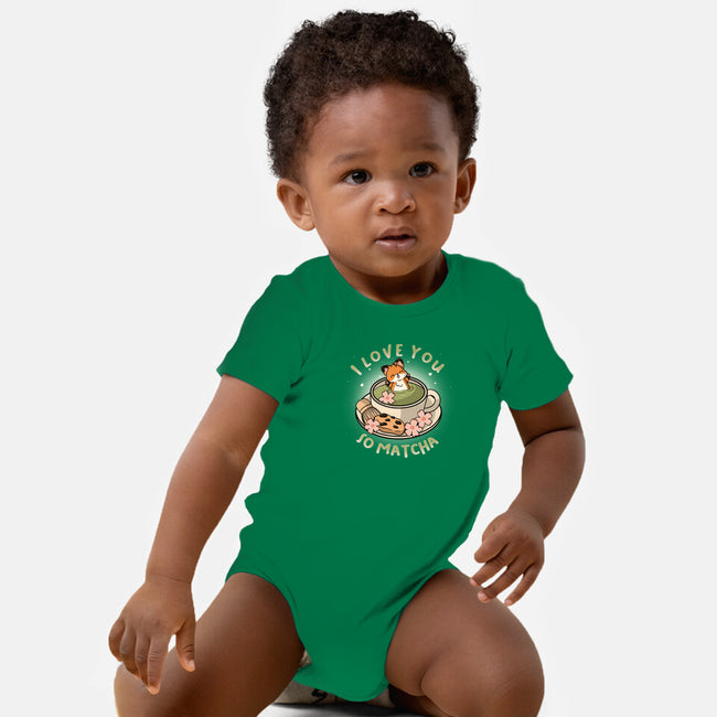 I Love You So Matcha-Baby-Basic-Onesie-Freecheese