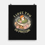I Love You So Matcha-None-Matte-Poster-Freecheese
