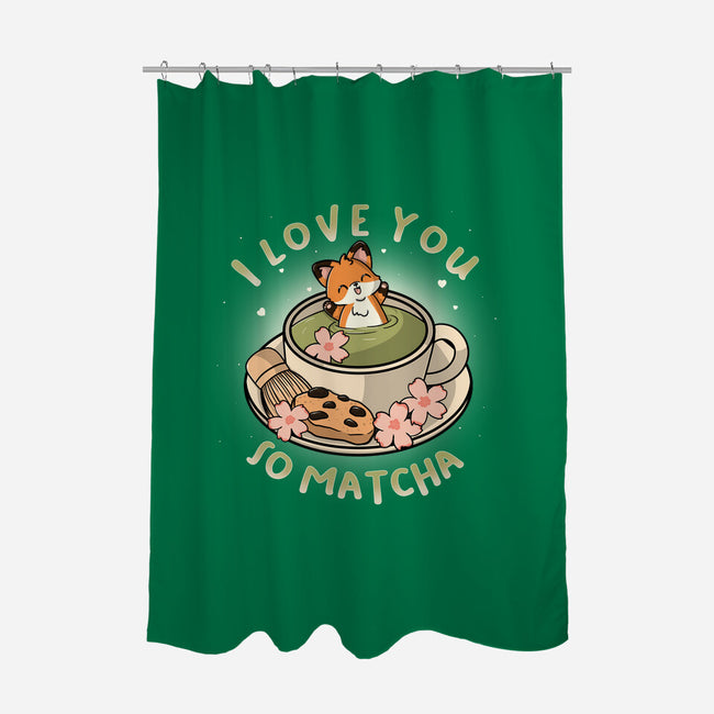 I Love You So Matcha-None-Polyester-Shower Curtain-Freecheese