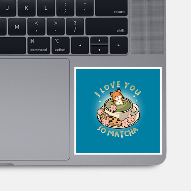 I Love You So Matcha-None-Glossy-Sticker-Freecheese