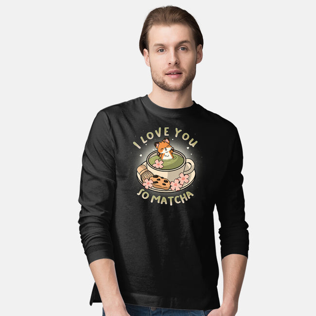 I Love You So Matcha-Mens-Long Sleeved-Tee-Freecheese
