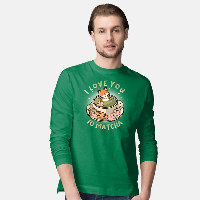 I Love You So Matcha-Mens-Long Sleeved-Tee-Freecheese