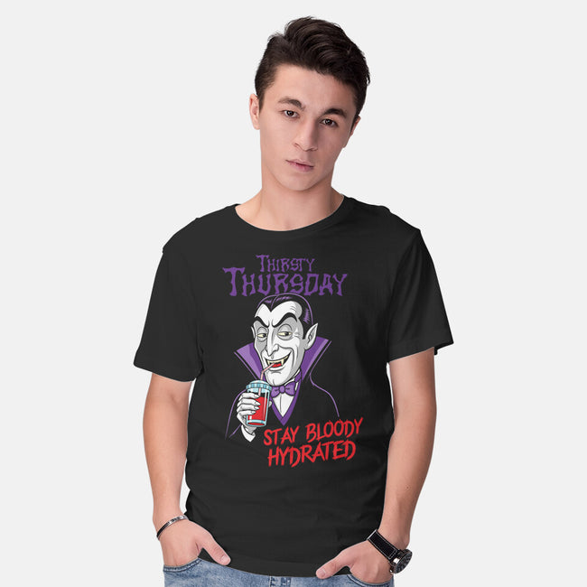 Thirsty Thursday-Mens-Basic-Tee-P1yu5h