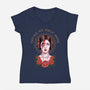 Rebel Heart-Womens-V-Neck-Tee-P1yu5h