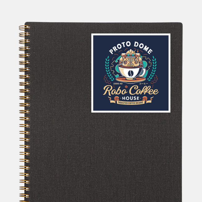 Proto Dome Robo Coffee Crest-None-Glossy-Sticker-LAGELANTEE