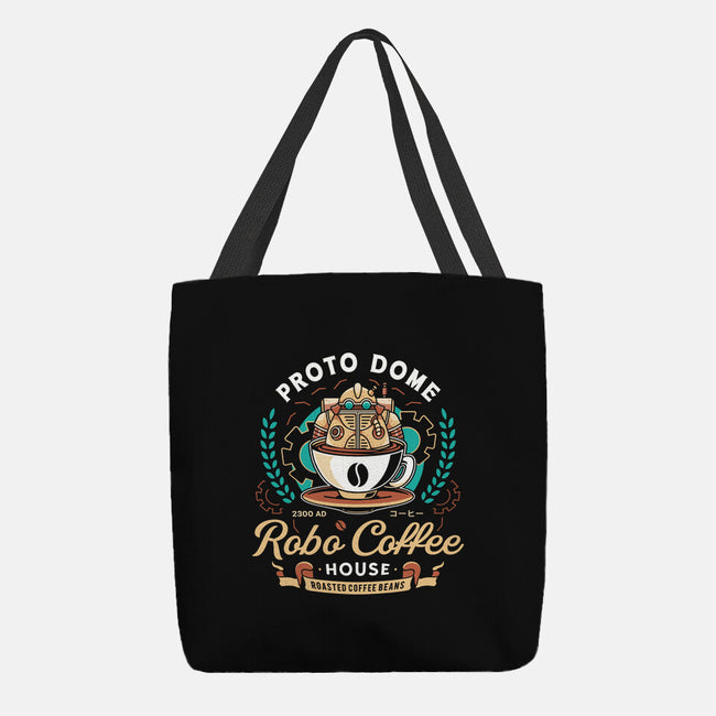 Proto Dome Robo Coffee Crest-None-Basic Tote-Bag-LAGELANTEE