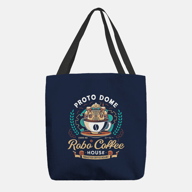 Proto Dome Robo Coffee Crest-None-Basic Tote-Bag-LAGELANTEE