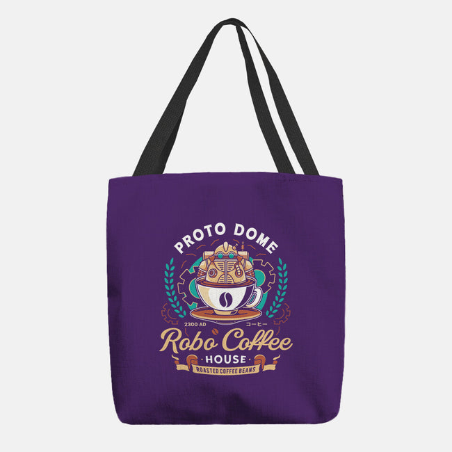 Proto Dome Robo Coffee Crest-None-Basic Tote-Bag-LAGELANTEE