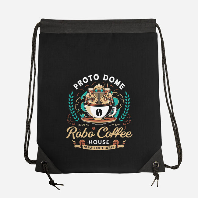 Proto Dome Robo Coffee Crest-None-Drawstring-Bag-LAGELANTEE