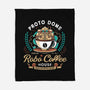 Proto Dome Robo Coffee Crest-None-Fleece-Blanket-LAGELANTEE