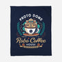 Proto Dome Robo Coffee Crest-None-Fleece-Blanket-LAGELANTEE