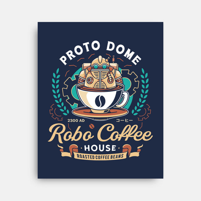 Proto Dome Robo Coffee Crest-None-Stretched-Canvas-LAGELANTEE