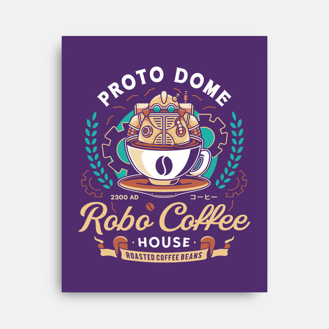 Proto Dome Robo Coffee Crest-None-Stretched-Canvas-LAGELANTEE